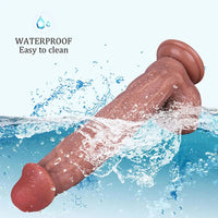 10in Oversized Huge Thick Skin Feeling Dildo For Anal Female Sex Toy