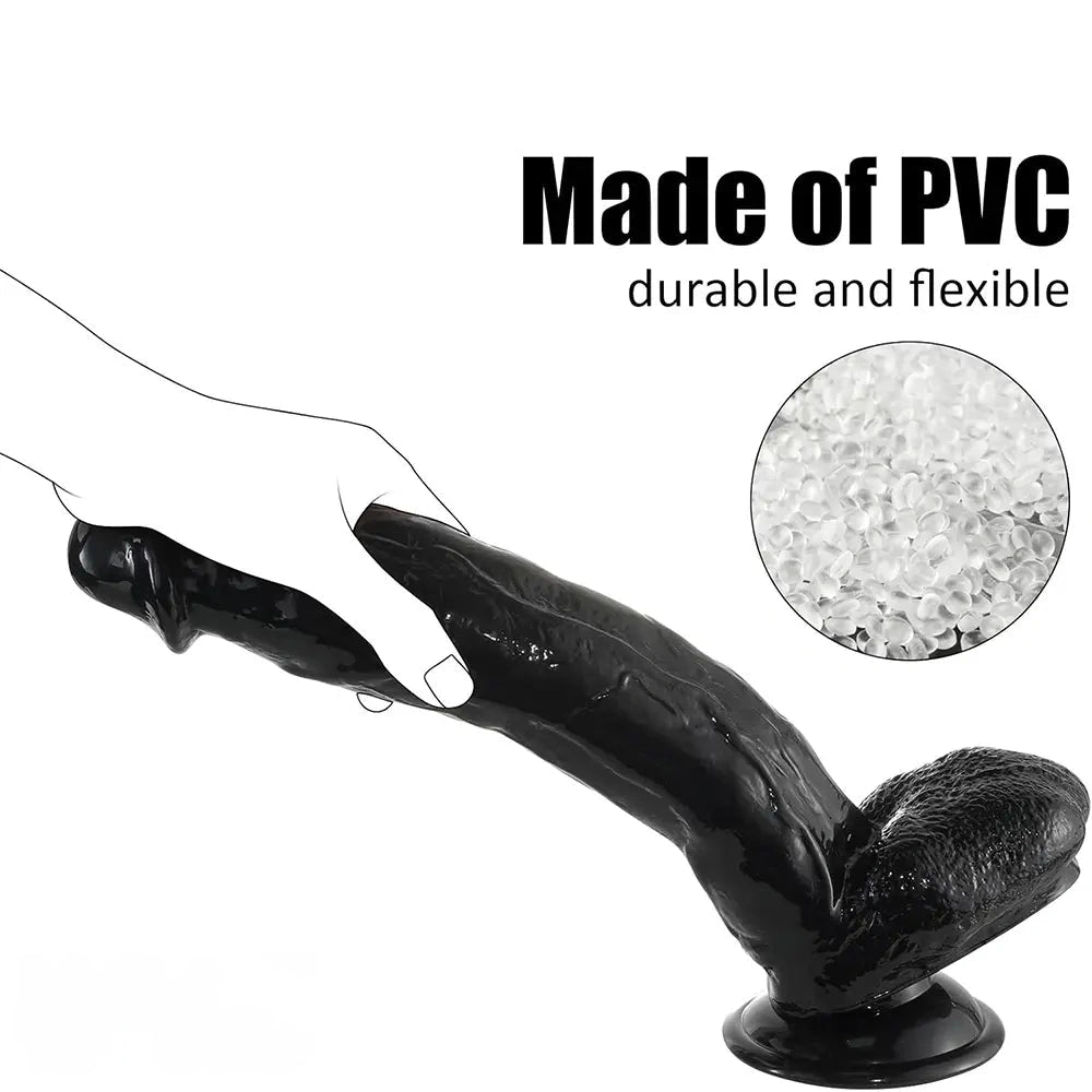 10in Oversized Huge Thick Skin Feeling Dildo For Anal Female Sex Toy