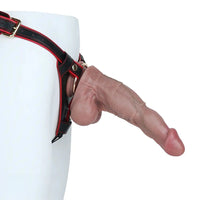 10in Real Soft Silicone Strap on Big Ejaculating Dildo Couples Sex Game Toy