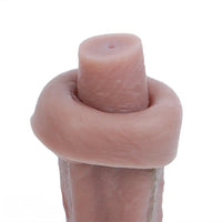 10in Real Soft Silicone Strap on Big Ejaculating Dildo Couples Sex Game Toy