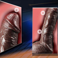 10in Realistic Skin Feel Like Soft Liquid Silicone Dildo For Sex Play