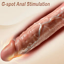 10in Realistic Soft Silicone Large Dildo with Suction Cup Blue Veins