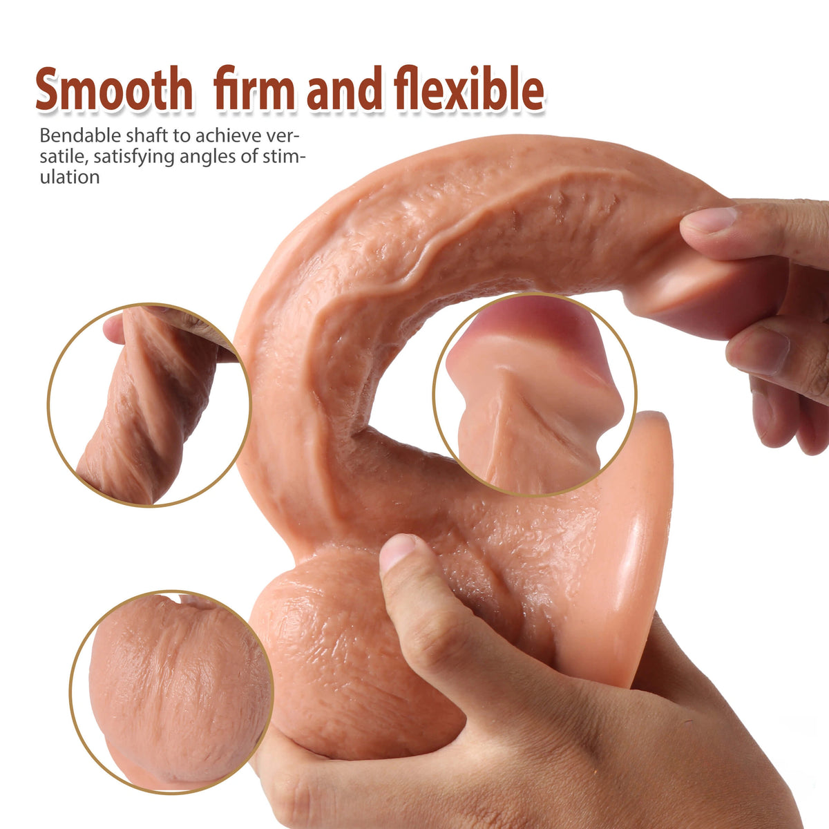 10in Super Long PVC Penis Dildo For Vagina Anus Adult Toy