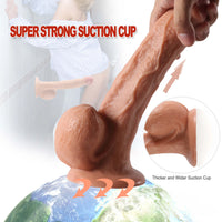 10in Super Long PVC Penis Dildo For Vagina Anus Adult Toy