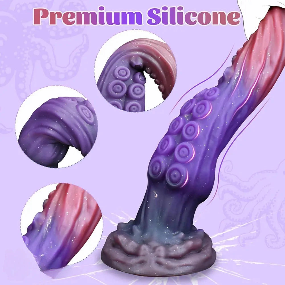 10in Tentacle Odd Silicone Soft Large Dildo Male Penis Masturbator