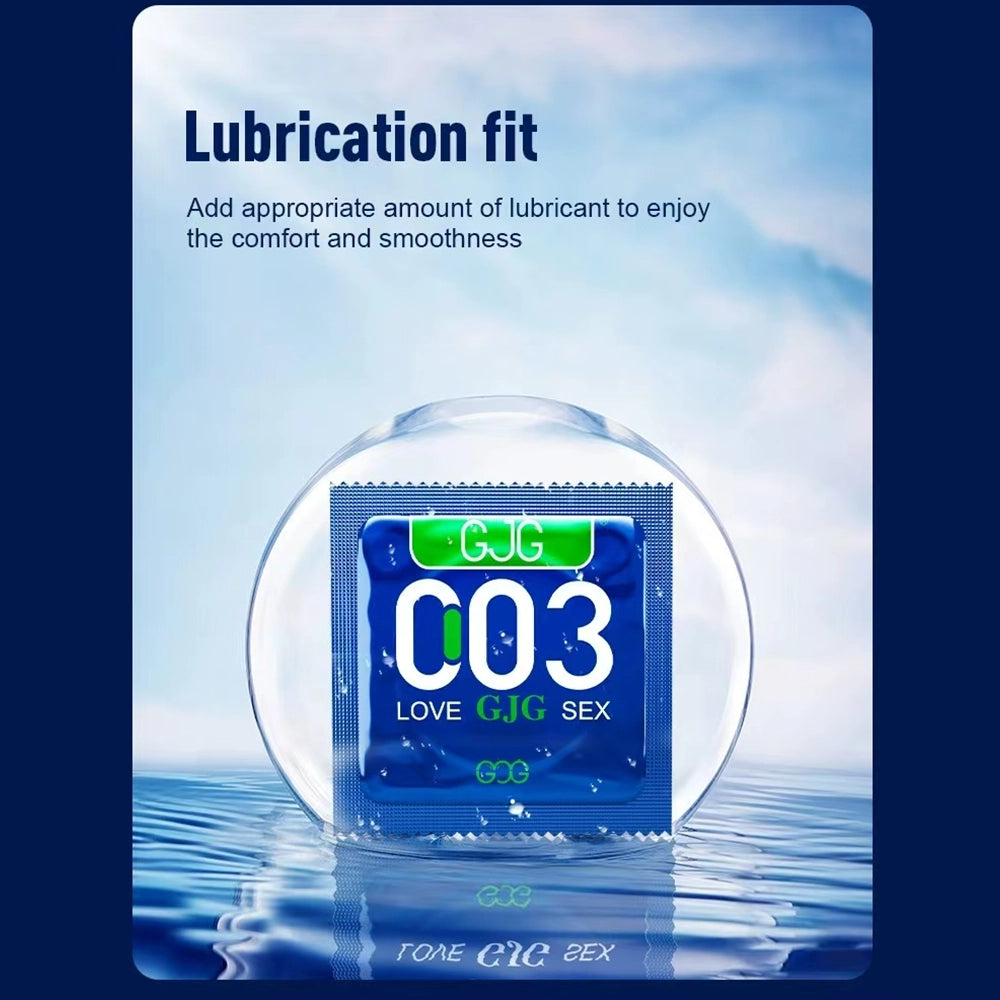 10PCS Ultra Thin Sweet Smooth Natural Rubber Latex Condom