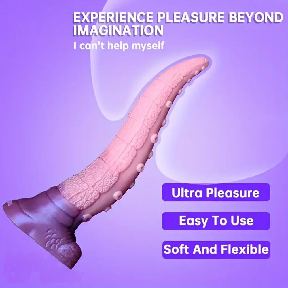 11.02in 11.46in 11.5in Silicone Anal Plug Tentacle Fantasy Big Dildo