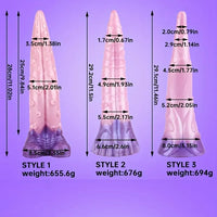11.02in 11.46in 11.5in Silicone Anal Plug Tentacle Fantasy Big Dildo