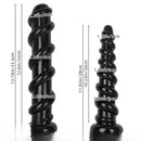 11.02in 13.18in Spiral PVC Big Anal Plug Dildo Adult Sex Toy For Couples