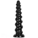11.02in 13.18in Spiral PVC Big Anal Plug Dildo Adult Sex Toy For Couples