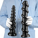11.02in 13.18in Spiral PVC Big Anal Plug Dildo Adult Sex Toy For Couples
