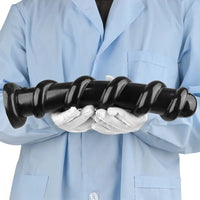 11.02in 13.18in Spiral PVC Big Anal Plug Dildo Adult Sex Toy For Couples