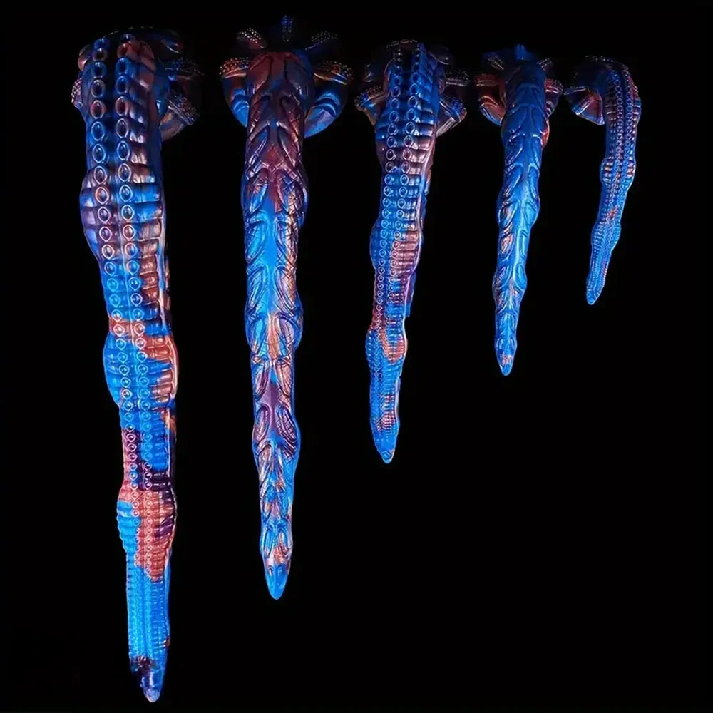 11.02in/13.77in/17.71in/21.65in/25.59in Big Long Octopus Tentacle Soft Dildo
