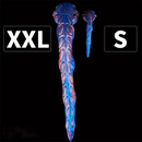 11.02in/13.77in/17.71in/21.65in/25.59in Big Long Octopus Tentacle Soft Dildo