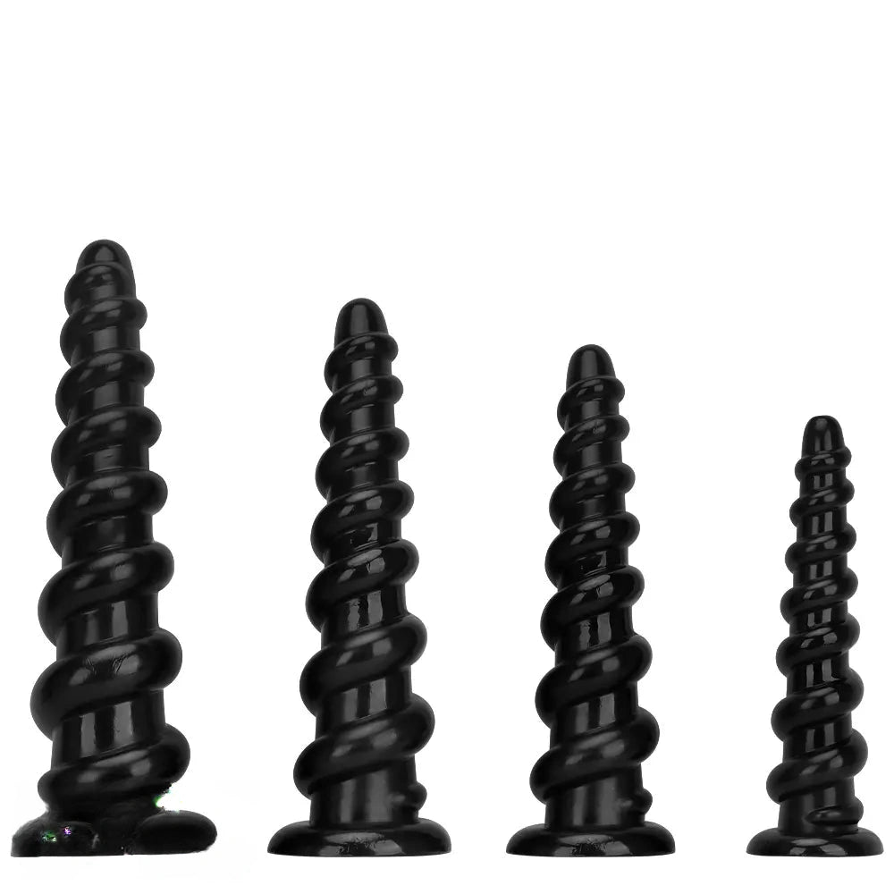 11.02in 13in 15.55in 17.32in 19.68in Super Long Huge Thread Butt Plug Dildo
