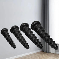 11.02in 13in 15.55in 17.32in 19.68in Super Long Huge Thread Butt Plug Dildo