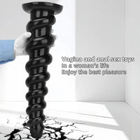 11.02in 13in 15.55in 17.32in 19.68in Super Long Huge Thread Butt Plug Dildo