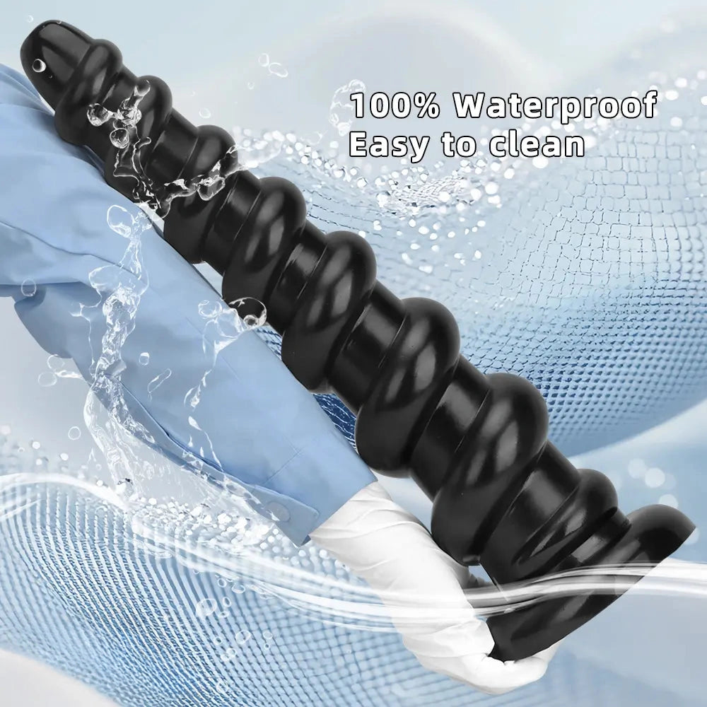 11.02in 13in 15.55in 17.32in 19.68in Super Long Huge Thread Butt Plug Dildo