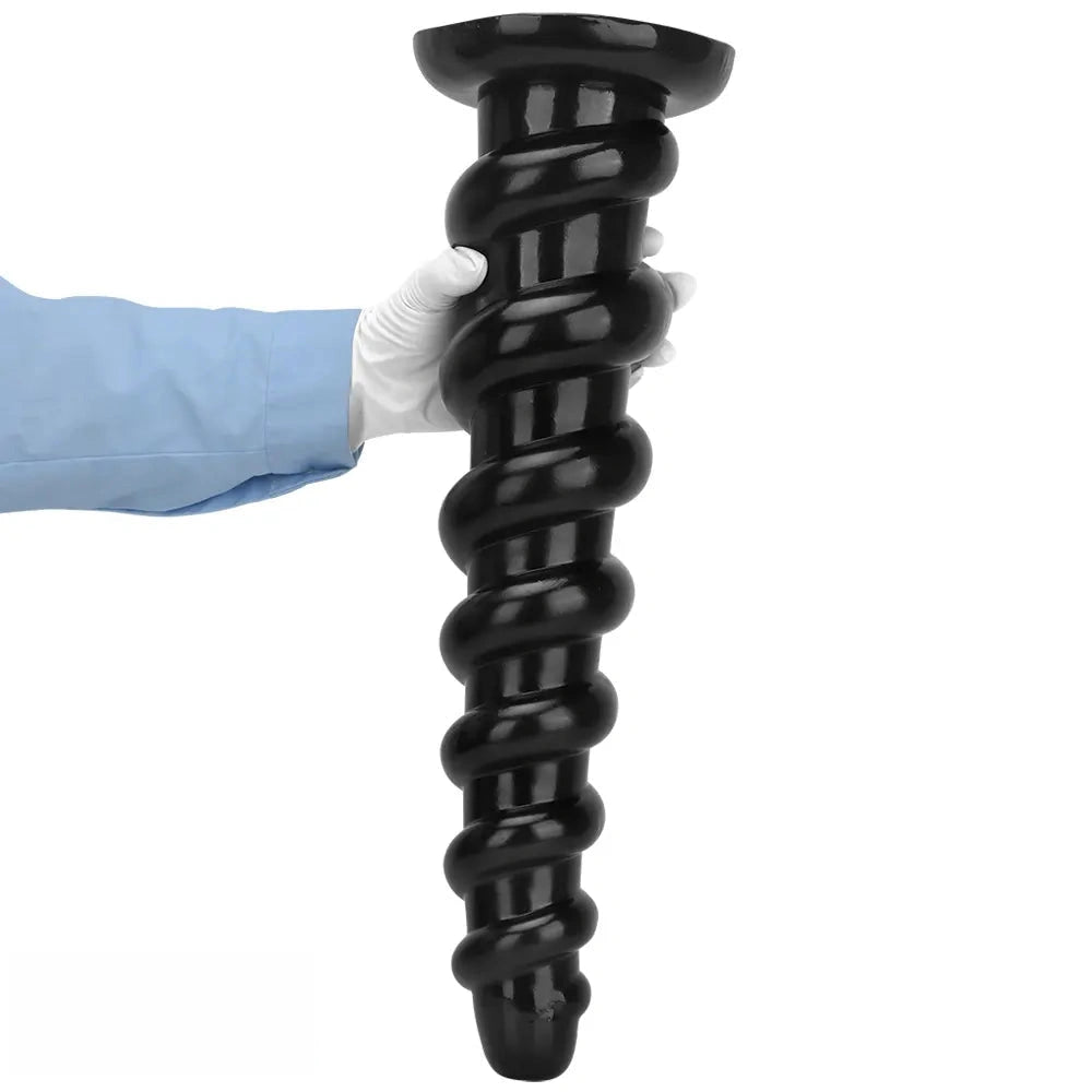 11.02in 13in 15.55in 17.32in 19.68in Super Long Huge Thread Butt Plug Dildo