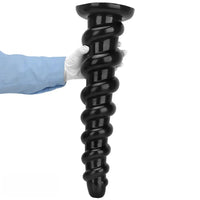 11.02in 13in 15.55in 17.32in 19.68in Super Long Huge Thread Butt Plug Dildo