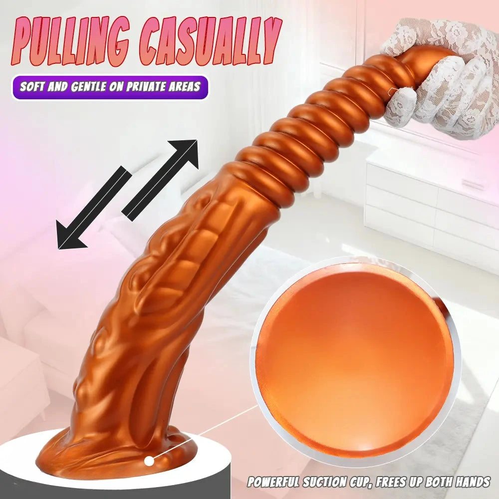11.02in 14.17in 17.71in Tentacle Long Huge Fantasy Dildo For Love Masturbation