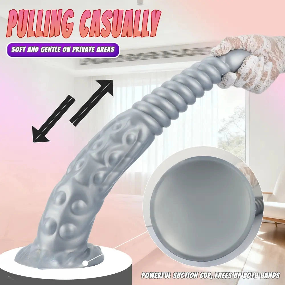 11.02in 14.17in 17.71in Tentacle Long Huge Fantasy Dildo For Love Masturbation