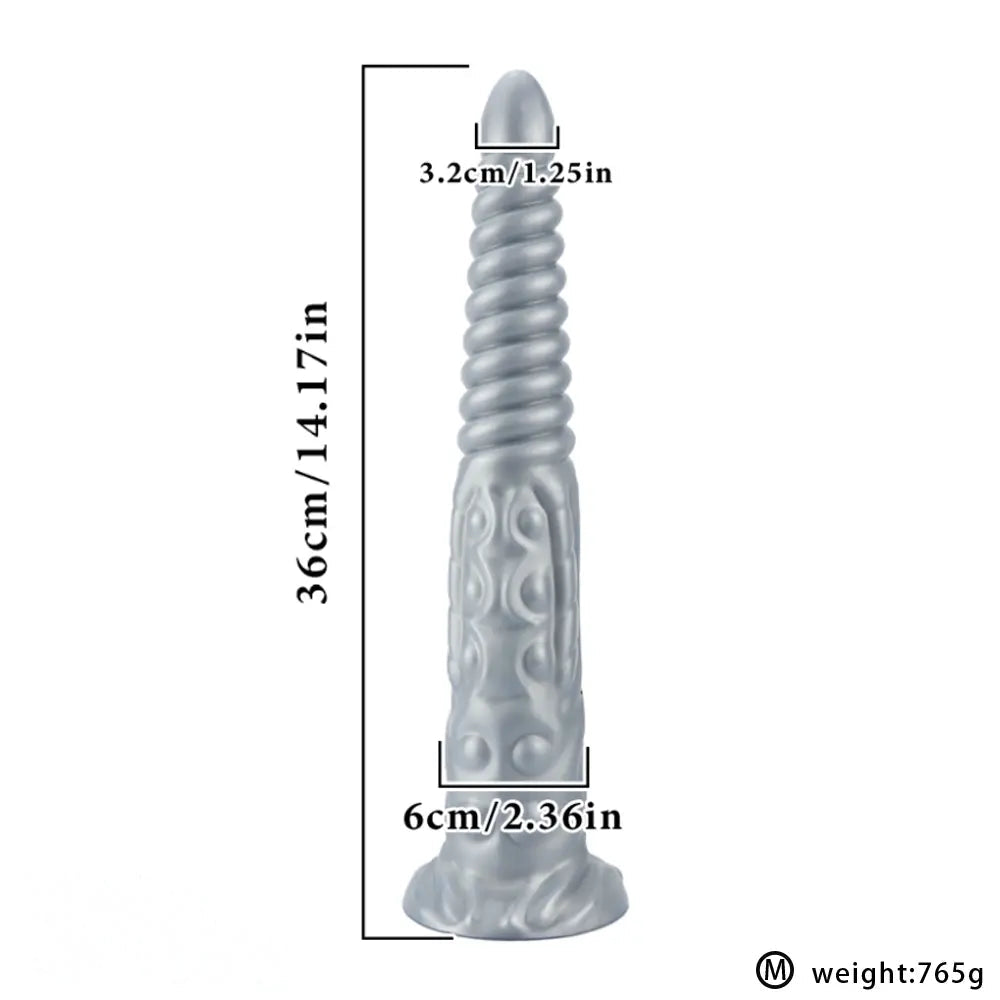 11.02in 14.17in 17.71in Tentacle Long Huge Fantasy Dildo For Love Masturbation