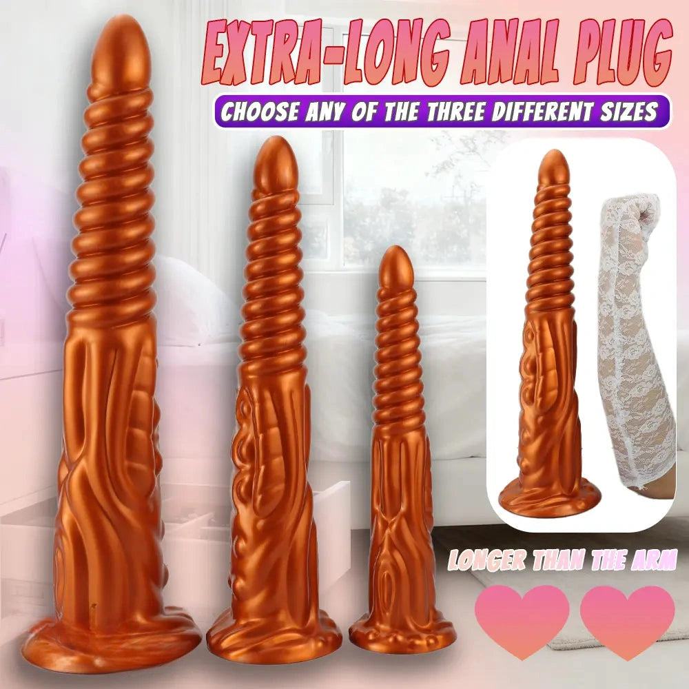 11.02in 14.17in 17.71in Tentacle Long Huge Fantasy Dildo For Love Masturbation