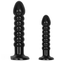 11.02in 14.56in Black Extra Long Large Thick Anal Bead Plug Dildo Toy