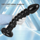 11.02in 14.56in Black Extra Long Large Thick Anal Bead Plug Dildo Toy