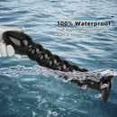 11.02in 14.56in Black Extra Long Large Thick Anal Bead Plug Dildo Toy