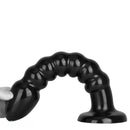 11.02in 14.56in Black Extra Long Large Thick Anal Bead Plug Dildo Toy