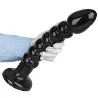 11.02in 14.56in Black Extra Long Large Thick Anal Bead Plug Dildo Toy