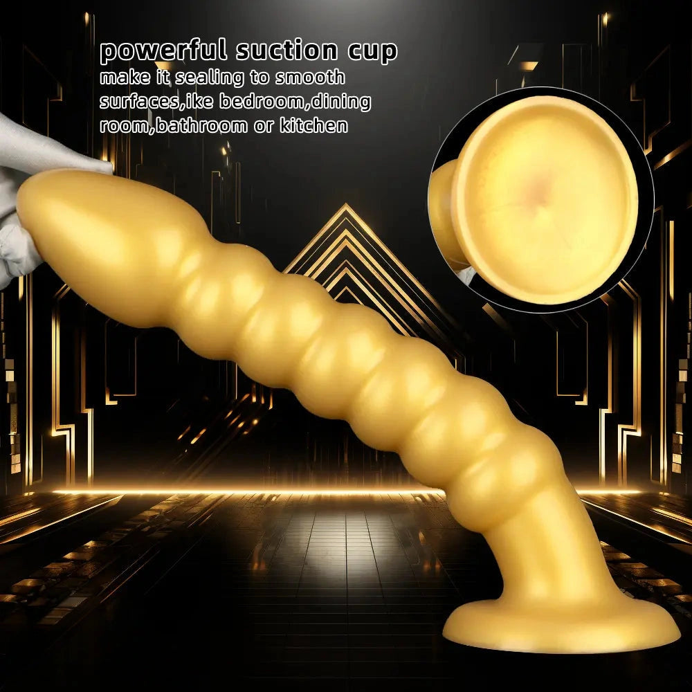 11.02in 14.56in Silicone Long Extra Large Anal Bead Dildo For Sex Toy