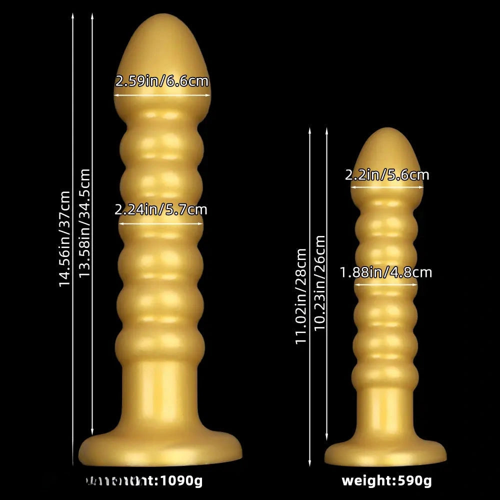 11.02in 14.56in Silicone Long Extra Large Anal Bead Dildo For Sex Toy