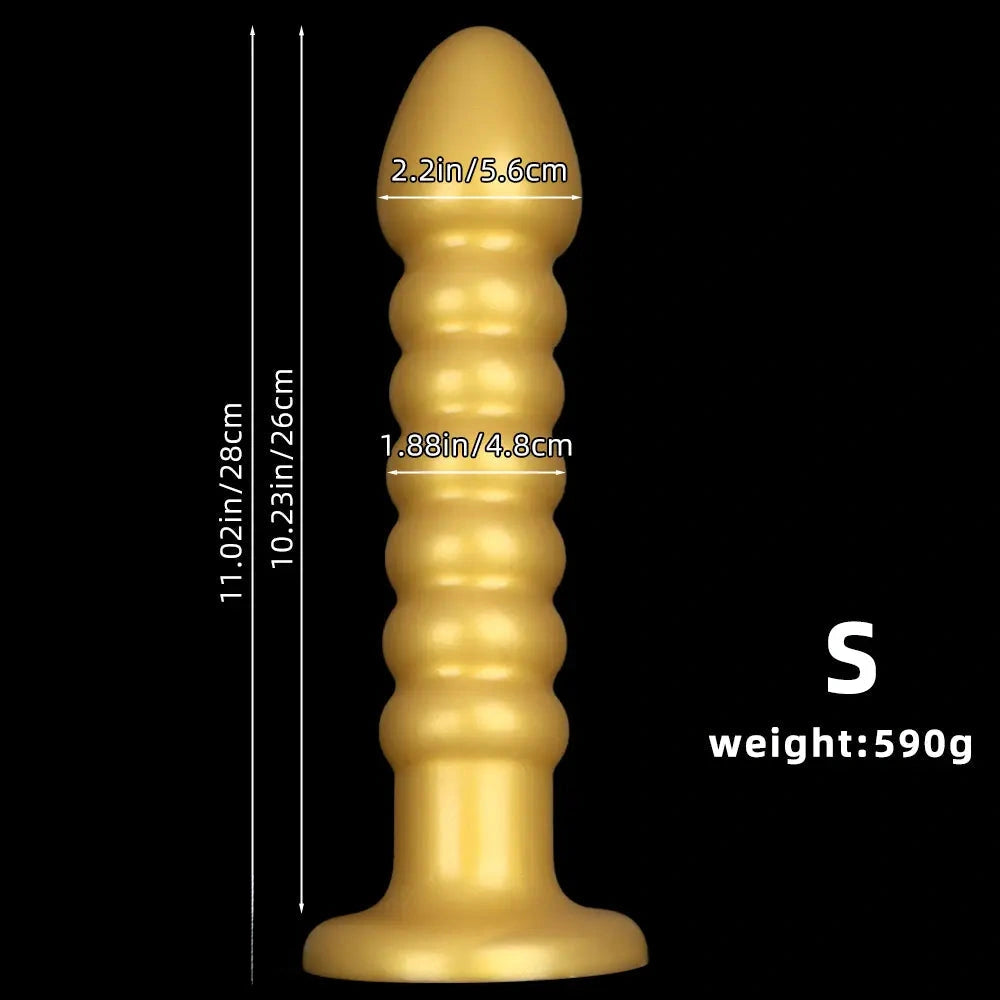11.02in 14.56in Silicone Long Extra Large Anal Bead Dildo For Sex Toy