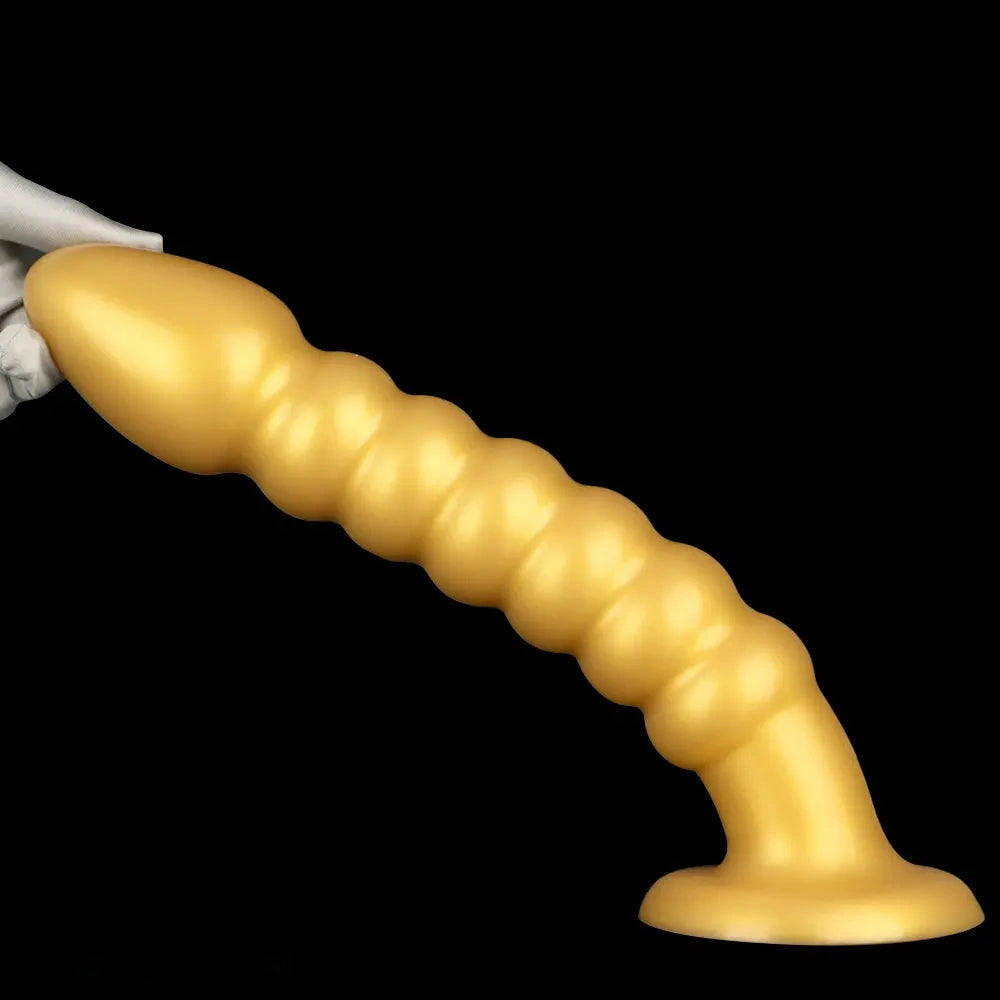 11.02in 14.56in Silicone Long Extra Large Anal Bead Dildo For Sex Toy