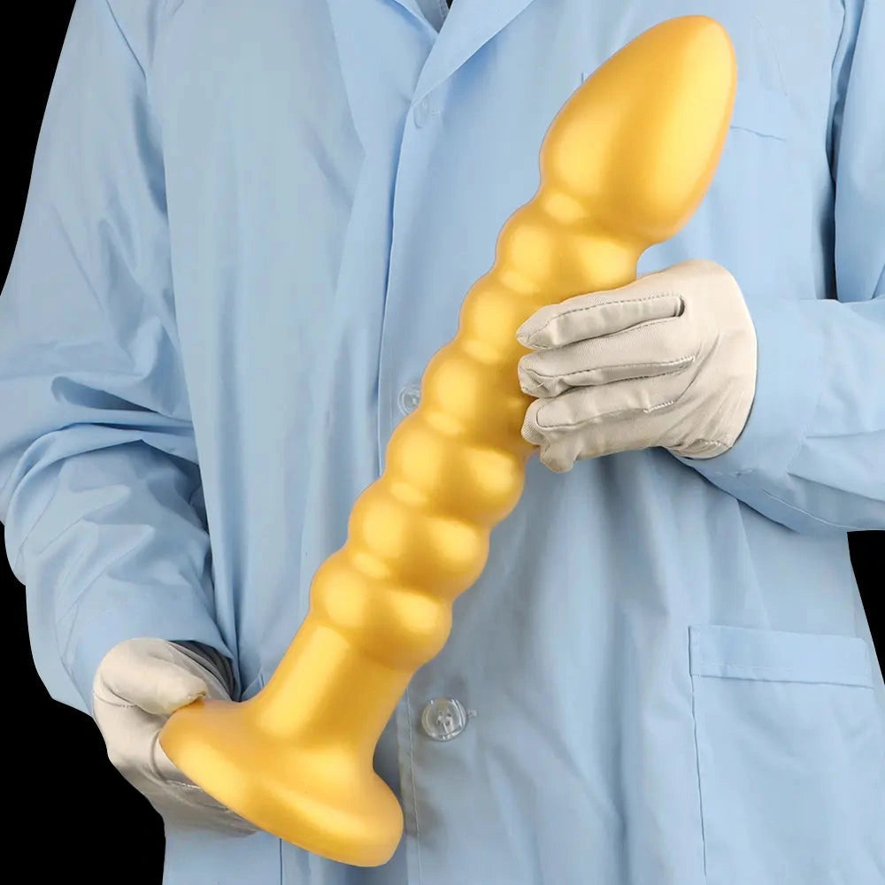 11.02in 14.56in Silicone Long Extra Large Anal Bead Dildo For Sex Toy