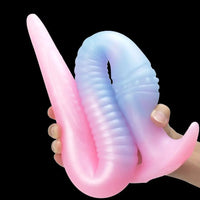 11.02in 15.35in 21.65in Long Huge Silicone Monster Luminous Dildo