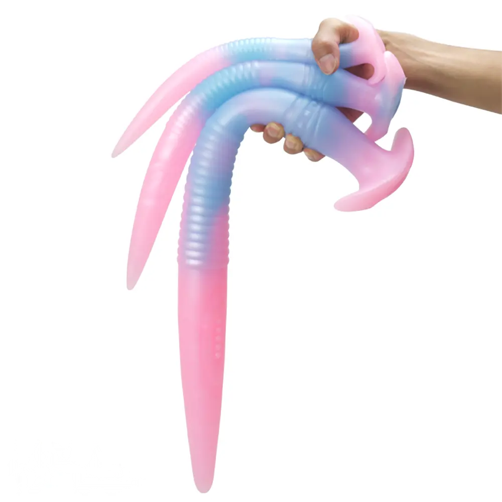 11.02in 15.35in 21.65in Long Huge Silicone Monster Luminous Dildo