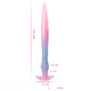 11.02in 15.35in 21.65in Long Huge Silicone Monster Luminous Dildo