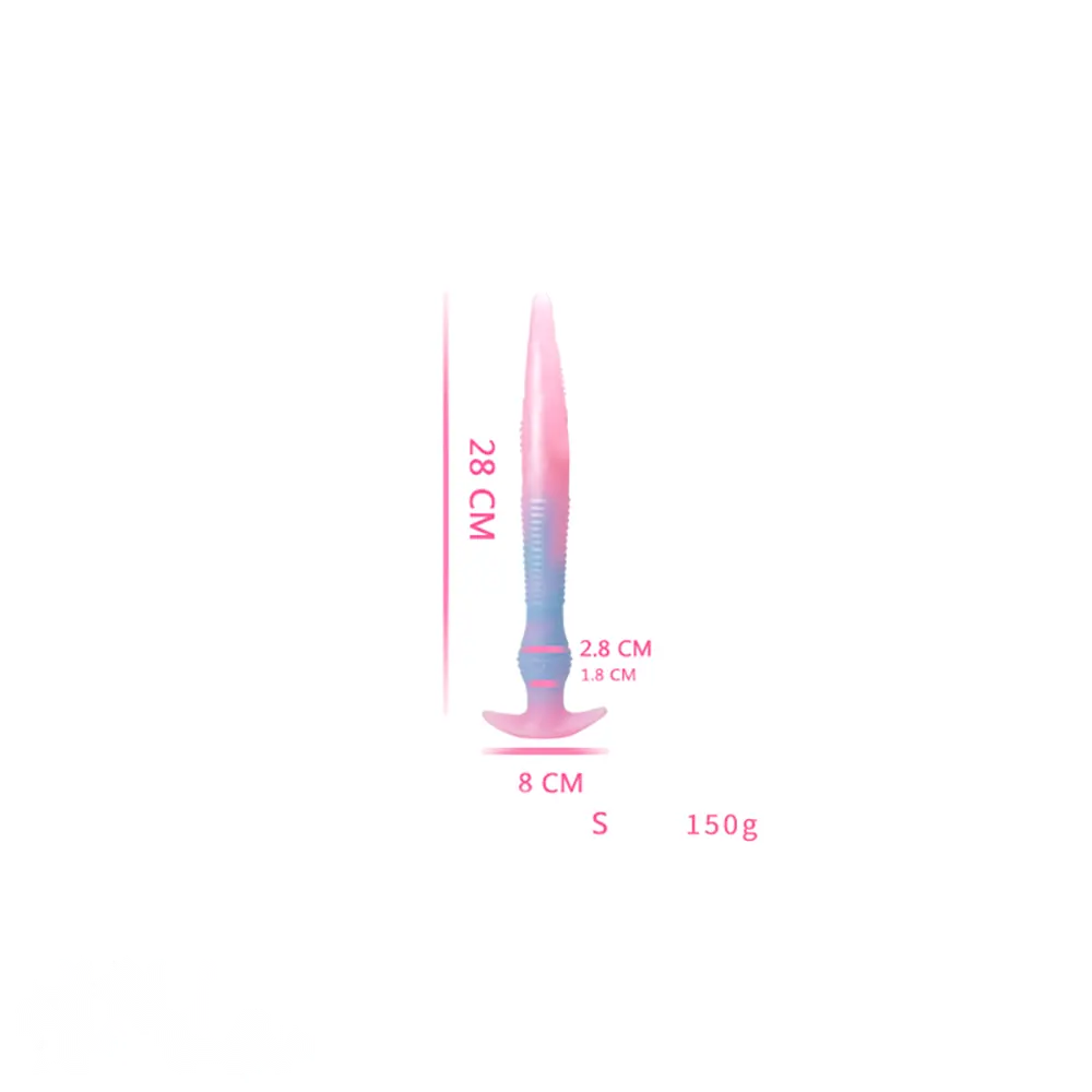 11.02in 15.35in 21.65in Long Huge Silicone Monster Luminous Dildo