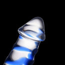 11.02in Clear Elegant Double Heads Glass Crystal Large Dildo For Sex