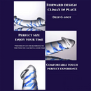 11.02in Clear Elegant Double Heads Glass Crystal Large Dildo For Sex