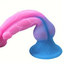 11.02in Colorful Silicone Flexible Fantasy Dog Dildo For BDSM Sex Play