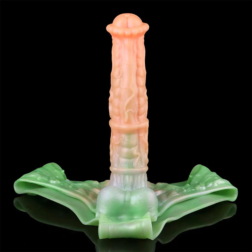 11.02in Horse Big Monster Hollow Dildo Harness Pants Strap on Dildo