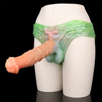 11.02in Horse Big Monster Hollow Dildo Harness Pants Strap on Dildo