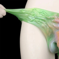 11.02in Horse Big Monster Hollow Dildo Harness Pants Strap on Dildo