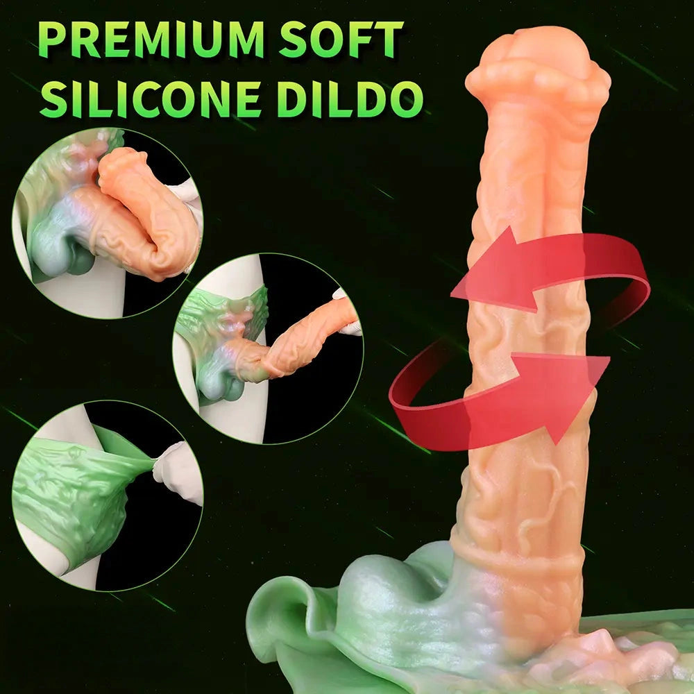 11.02in Horse Big Monster Hollow Dildo Harness Pants Strap on Dildo