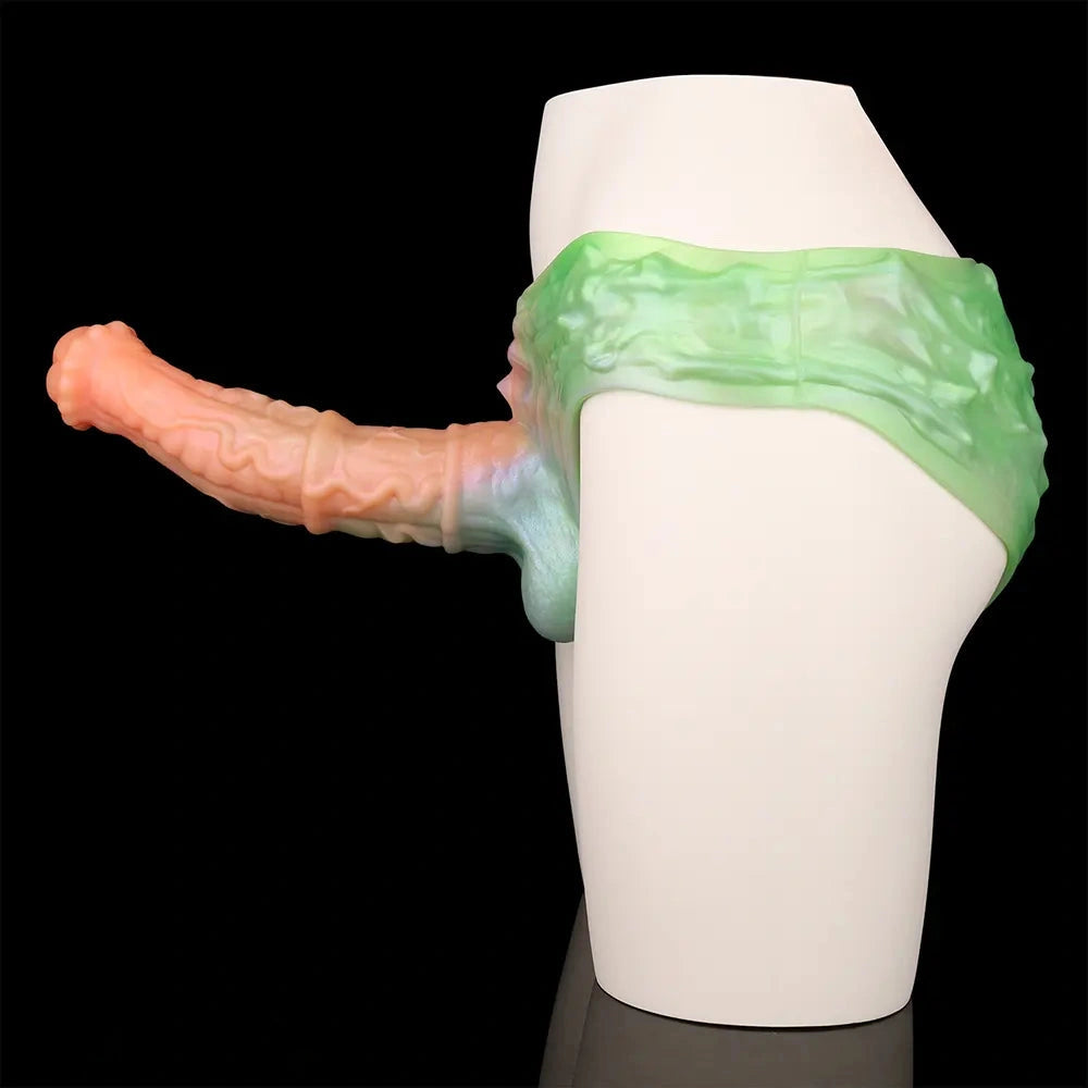 11.02in Horse Big Monster Hollow Dildo Harness Pants Strap on Dildo